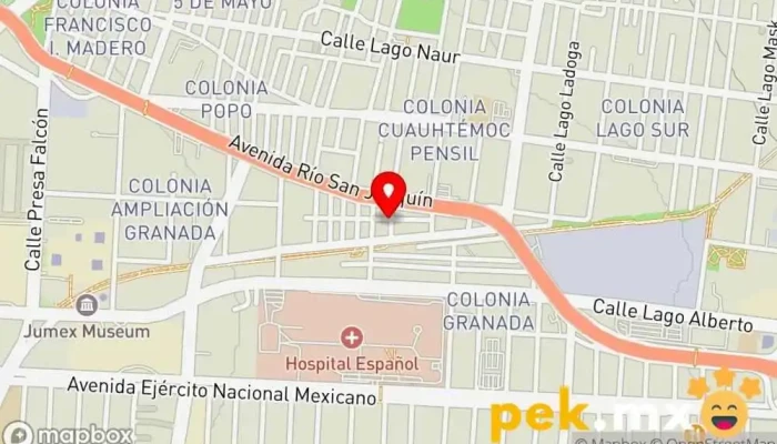 mapa de CERRAJERIA RESIDENCIAL Y AUTOMOTRIZ S.O.S POLANCO Cerrajero en Miguel Hidalgo, Ciudad de México