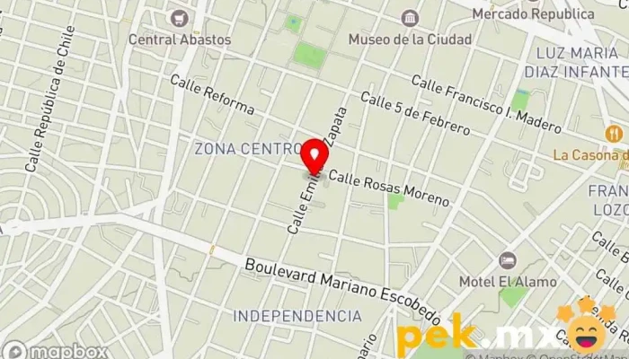 mapa de Cerrajería Rey Cerrajero en León de los Aldama