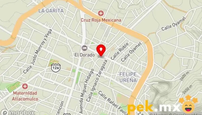 mapa de Cerrajeria Rodriguez Cerrajero en Atlacomulco de Fabela