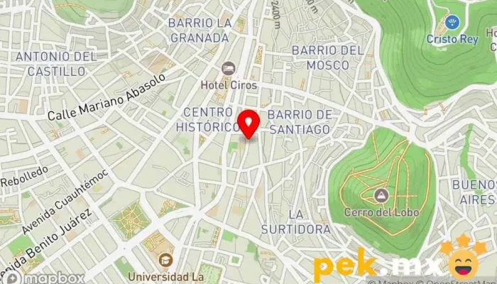 mapa de Cerrajería RR Cerrajero en Pachuca de Soto