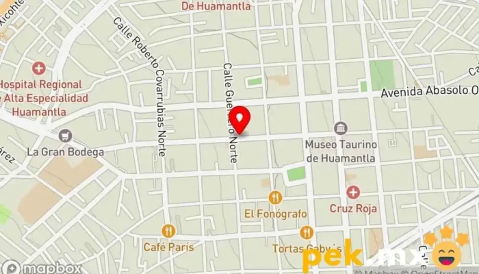 mapa de Cerrajería San Fidel Cerrajero en Huamantla