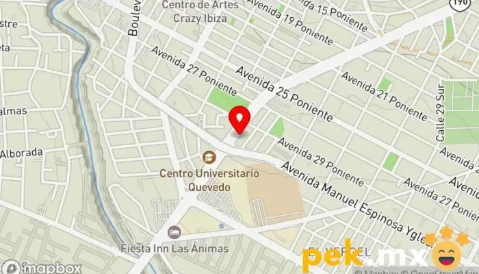 mapa de CERRAJERÍA SETEC Cerrajero en Heroica Puebla de Zaragoza