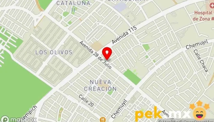 mapa de Cerrajeria Smart Keys Cerrajero en Playa del Carmen