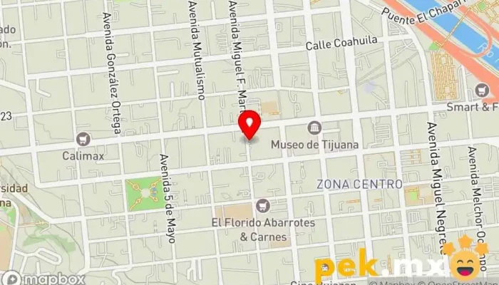 mapa de Cerrajeria Tijuana Cerrajero en Tijuana
