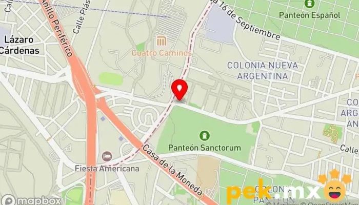 mapa de Cerrajeria Toreo Cerrajero en Miguel Hidalgo, Ciudad de México