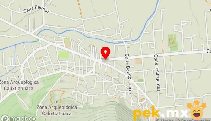 mapa de Cerrajeria Triangulo Cerrajero en Calixtlahuaca