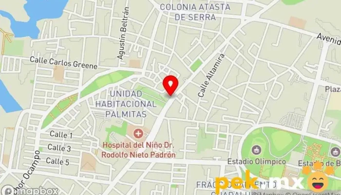 mapa de CERRAJERÍA UNLOCK Cerrajero en Villahermosa