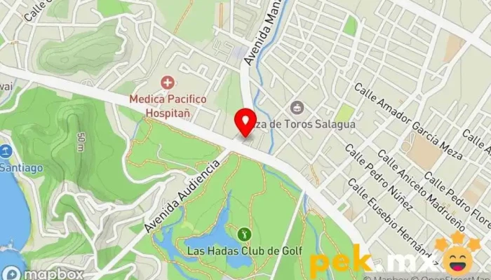 mapa de Cerrajería Valdivia Cerrajero en Manzanillo