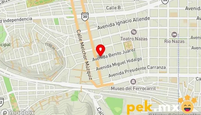 mapa de Cerrajería y Plomería Valdez Cerrajero en Torreón