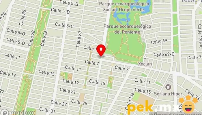 mapa de Cerrajería Yireh  en Mérida