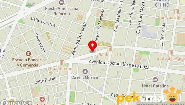 mapa de Cerrajerias Chapultepec Cerrajero en Cuauhtémoc, Ciudad de México