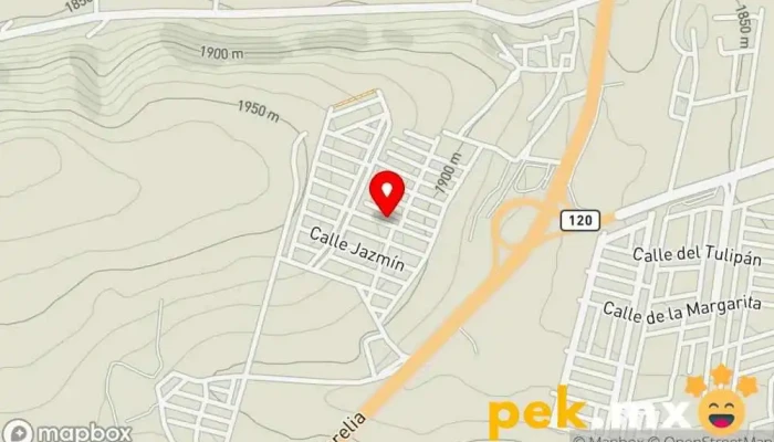 mapa de Cerrajero 24 hrs & STUDIO KL  en Morelia