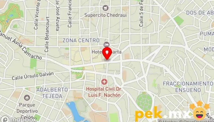 mapa de CERRAXA Cerrajeria Xalapa Cerrajero, Servicio de duplicación de llaves en Xalapa-Enríquez