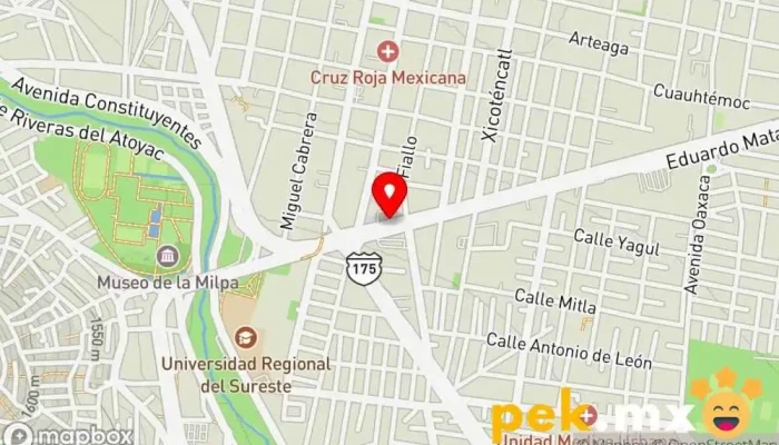 mapa de CFE - Periférico Bus stop en Oaxaca de Juárez