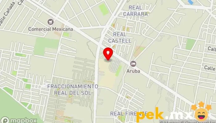 mapa de CFE CAC Ojo de Agua Compañía eléctrica en Tecamac de Felipe Villanue