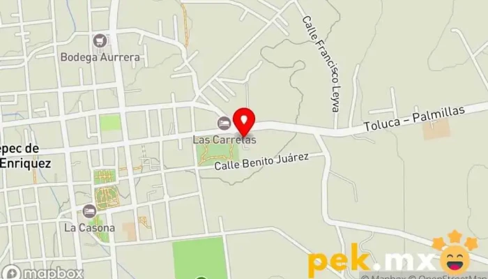 mapa de CFE Comisión Federal de Electricidad Jilotepec. Centro de Atención a Clientes Electricista en Jilotepec de Molina Enríquez