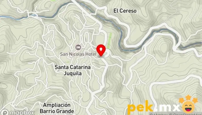 mapa de CFE DISTRIBUCION Electricista en Santa Catarina Juquila