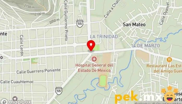 mapa de CFE DISTRIBUCIÓN TENANCINGO  en Tenancingo de Degollado