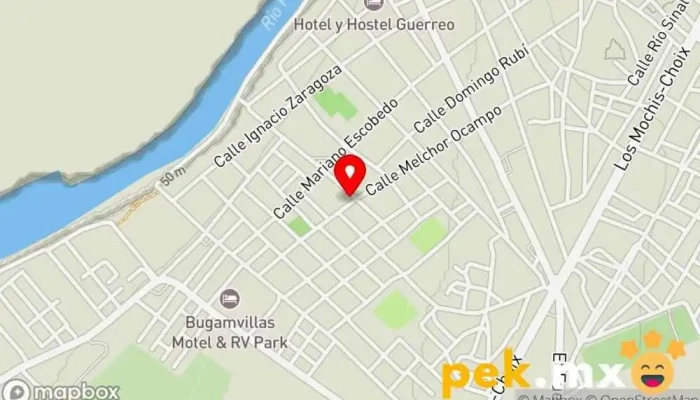 mapa de CFE El Fuerte Compañía eléctrica en El Fuerte