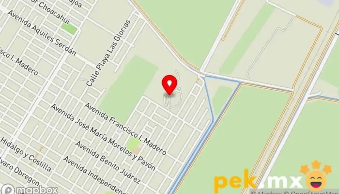 mapa de CFE Las Mañanitas Oficinas de empresa en Los Mochis