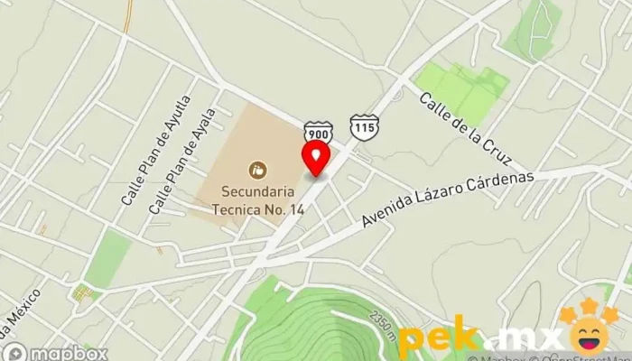 mapa de CFE Módulo Tepetlixpa Oficina del gobierno federal en Amecameca de Juárez