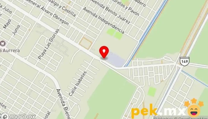mapa de CFE transmisión Zt Los Mochis Compañía eléctrica, Central eléctrica en Los Mochis