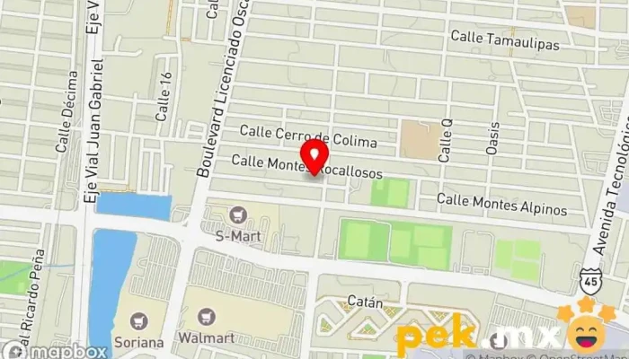 mapa de (CISISA) Construcciones, Instalaciones y Servicios Industriales Asesor en ingeniería, Electricista, Empresa de calefacción, Empresa de climatización, Contratista de albañilería en Juárez