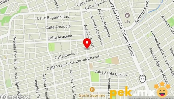mapa de Clima Total Aire & Electricidad  en Culiacán Rosales