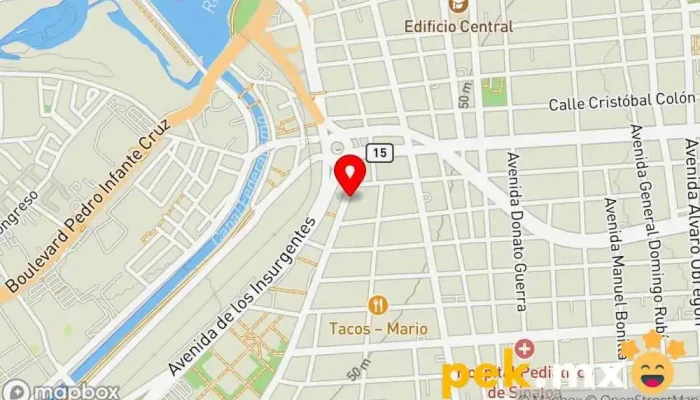 mapa de Clínica de Mantenimiento Industrial Electricista en Culiacán Rosales