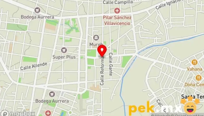 mapa de Comercial Electrica Madero Tienda de electricidad en Centro