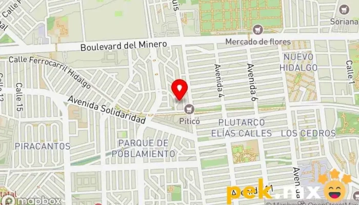mapa de Comercializadora electrica electrotek Electricista en Pachuca de Soto