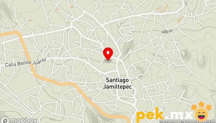 mapa de Comisión Federal de Electricidad C.F.E. Electricista en Santiago Jamiltepec