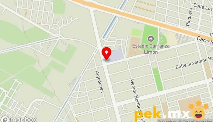 mapa de Comisión Federal de Electricidad Oficinas de empresa en Guasave
