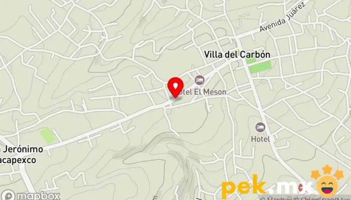 mapa de Comisión Federal De Electricidad suministros básicos Tienda de electricidad en Villa del Carbon