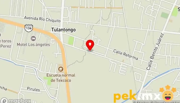 mapa de Comité de Agua Potable *Santa María Tulantongo