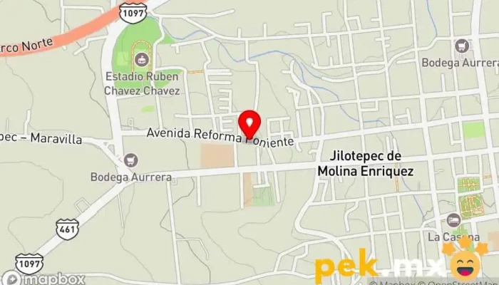 mapa de Compra venta de chatarra y metales Centro de reciclaje en Jilotepec de Molina Enríquez