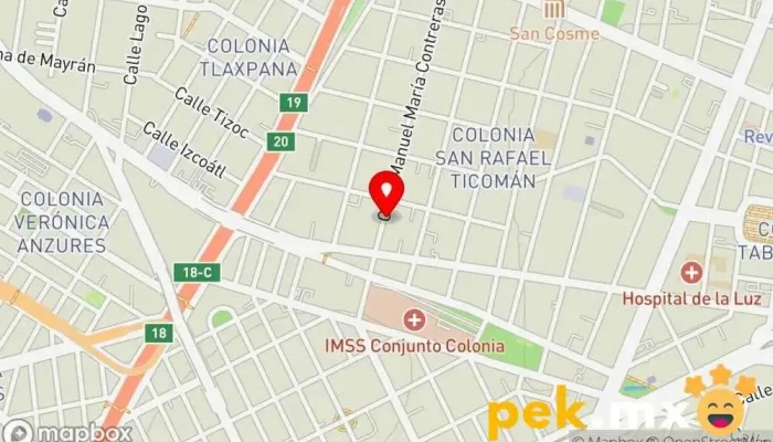mapa de Conekta Instalaciones Electricista, Empresa de instalación de televisión por cable, Tienda de cámaras, Tienda de iluminación, Comercio en Cuauhtémoc