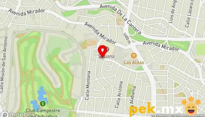mapa de Contacto Iluminación Distribuidor de equipos de telecomunicación, Servicio de seguridad informática, Tienda de informática, Electricista, Diseñador de iluminación de paisajismo, Proveedor de servicios de telecomunicaciones en Chihuahua