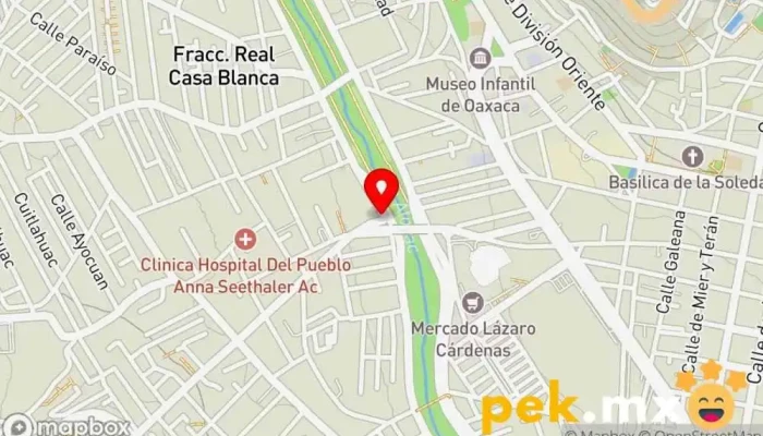 mapa de CONTROLES ELECTRICOS DE OAXACA VALERIO TRUJANO Tienda de electricidad en Oaxaca de Juárez