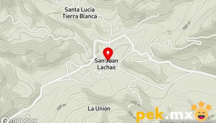 mapa de Cooperativa Lachao, Suc. San Juan Lachao Banco en San Juan Lachao