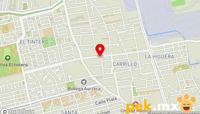 mapa de COSE Comercialización y Servicios Electricos Electricista en Santiago de Querétaro