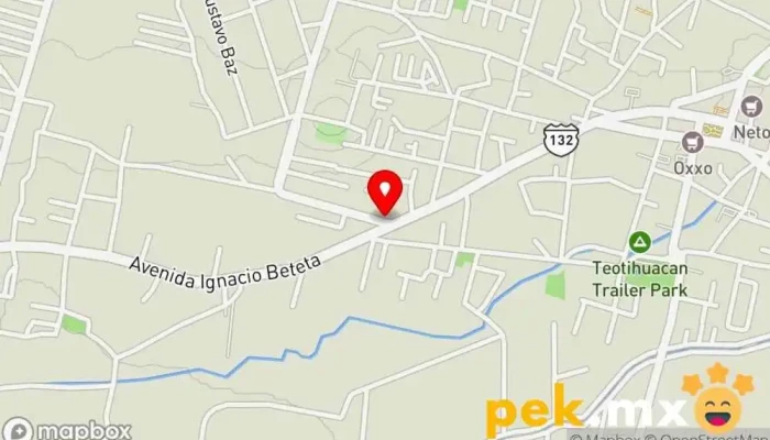 mapa de CYATAM Asesor en ingeniería, Ingeniero eléctrico, Ingeniero mecánico en Teotihuacán de Arista