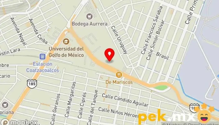 mapa de DAMSA MULTISERVICIOS INDUSTRIALES Electricista en Coatzacoalcos