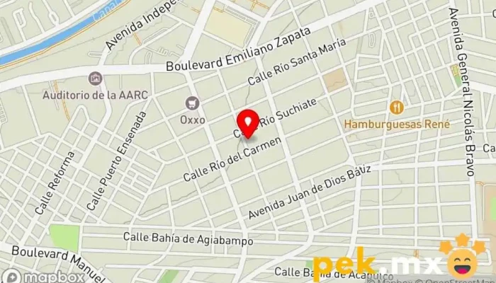 mapa de DCI Electricidad Electricista en Culiacán Rosales