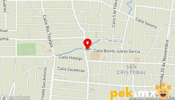 mapa de De Todo un Poco Persona de mantenimiento en San Cristóbal Huichochitlán