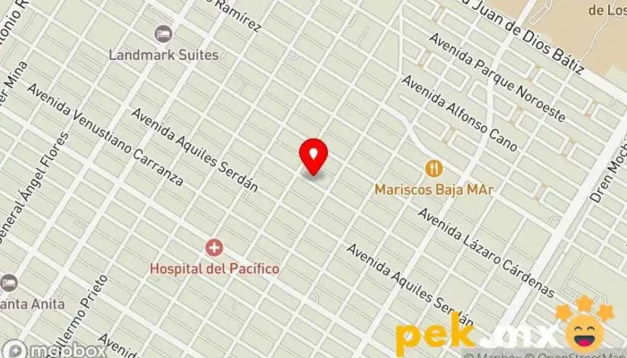 mapa de Degenergy Oficinas de empresa en Los Mochis