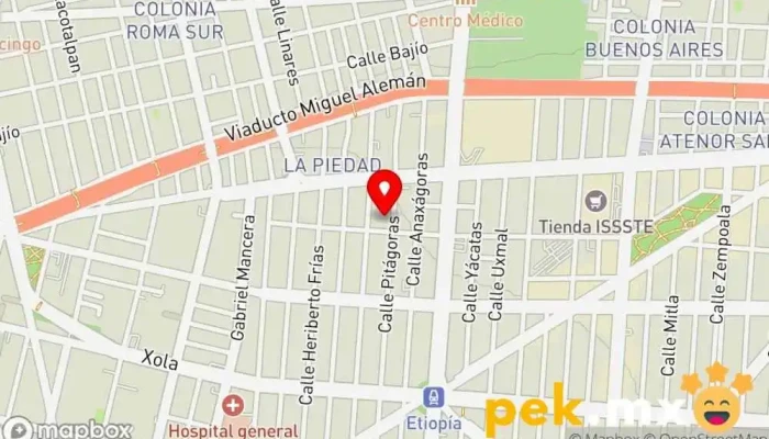 mapa de DIAMANTE CERRAJERIA CDMX Cerrajero en Benito Juárez, Ciudad de México