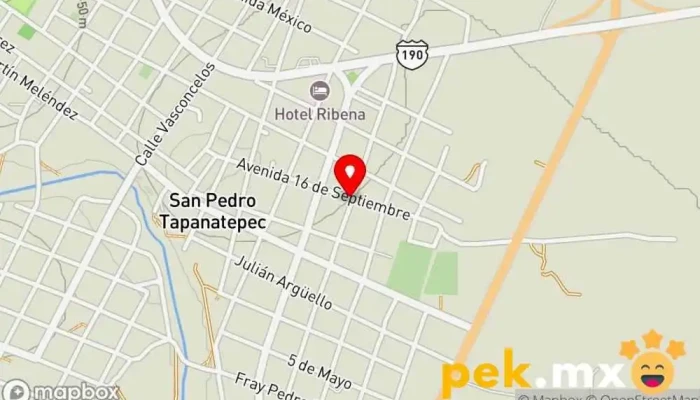 mapa de Diconsa Tienda de artículos para el hogar en San Pedro Tapanatepec