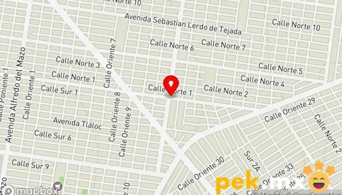 mapa de Distribuciones Eléctricas Xico Tienda de artículos para el hogar en Av. Dr. Covarrubias Local A-planta baja