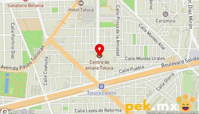 mapa de Distribuidor Electrica de México, S.A. de C.V. Tienda de electrónica, Tienda de componentes electrónicos en Toluca de Lerdo